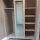 Vintage Art Deco 3-door wardrobe