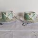 2 Porcelain coffee/tea cups, Villeroy and Boch, Scarlett model
