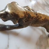 Statuette paper press panthère 70s