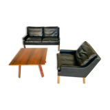 Ensemble canapé et fauteuil G. Thams pour 2 personnes, style rétro danois du milieu du siècle