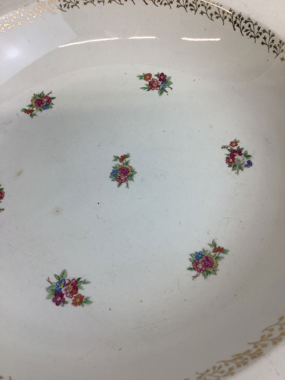 Vintage hollow dish made in France Digoin Sarreguemines