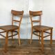 Paire de chaises bistrot troquet Fischel 1950