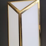 Vintage wall lamp 1970 plexiglass & brass