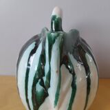 Glazed ceramic melon pitcher 1960