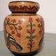Terracota vase Arno Montopoli Italy 30s decorated with Peacocks