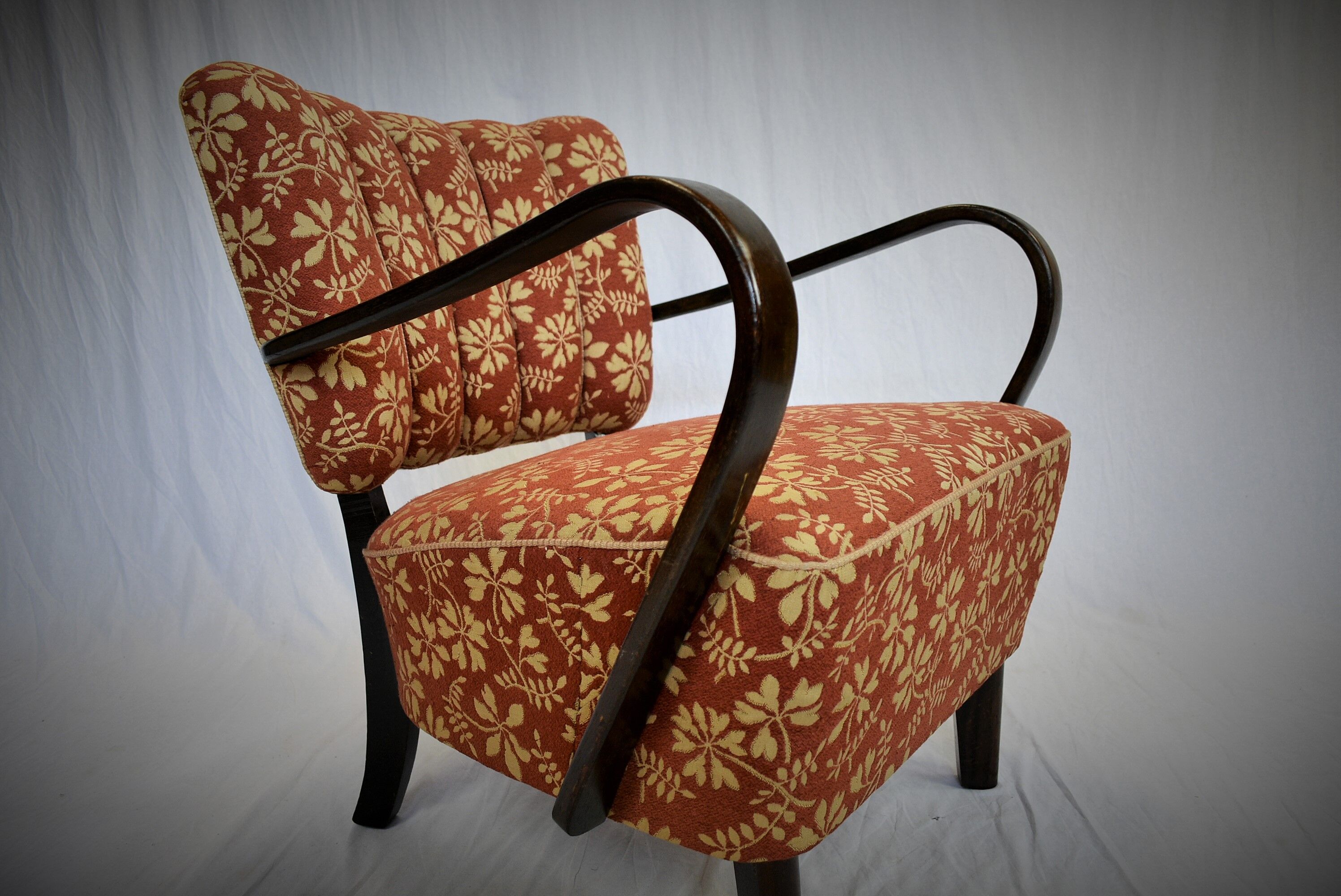 1950s J. Halabala Lounge Chair H-237