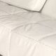 White leather corner sofa