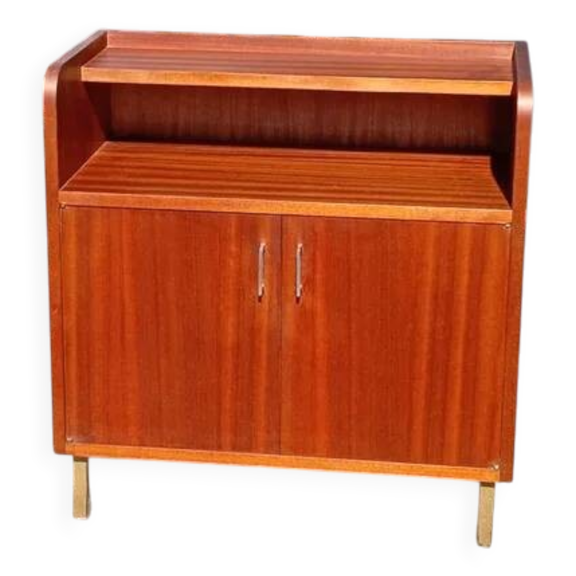 Mid-century modernist sideboard in vintage rosewood Scandinavian style
