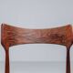 Bernhard Pedersen large set of dining chairs Christian Linnebergs Denmark 1960