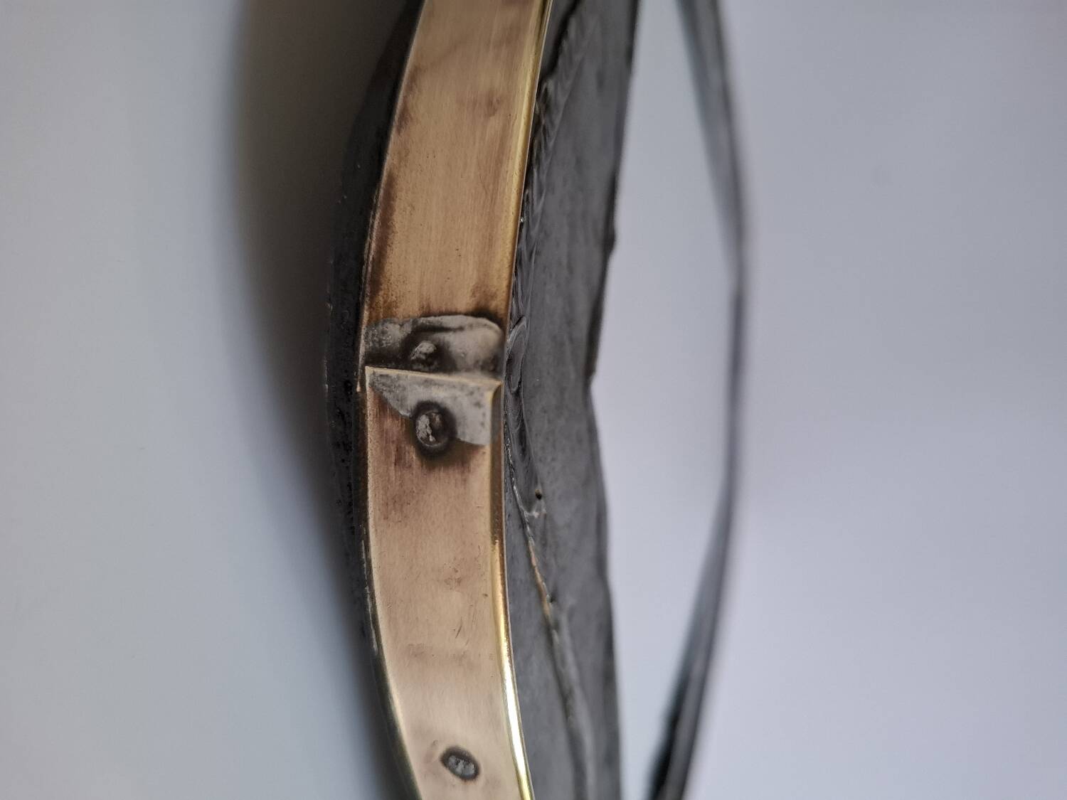 Vintage brutalist mirror