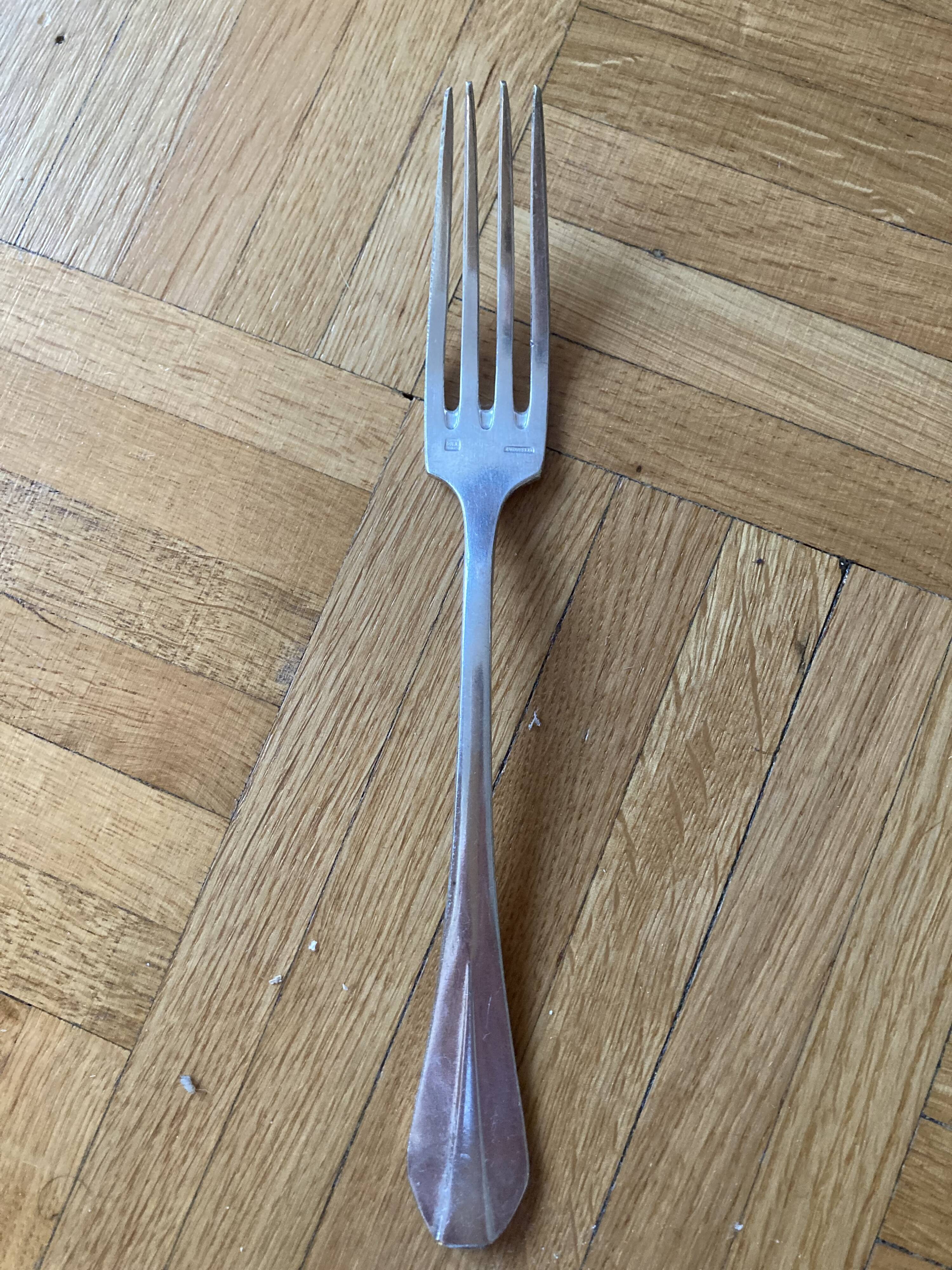 Durousseau Art Deco silver-plated cutlery