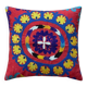 Housse de coussin brodée vintage 48x53 cm