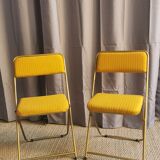 Pair of vintage chairs "lafuma"