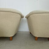 Pair scandinavian armchairs