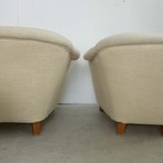 Pair scandinavian armchairs