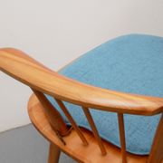 1950s armchair cherrywood, Albert Haberer