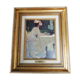 Painting on canvas F. Toussaint