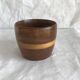 Vintage teak and birch bowl