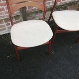 chaises en teck Erik Buch