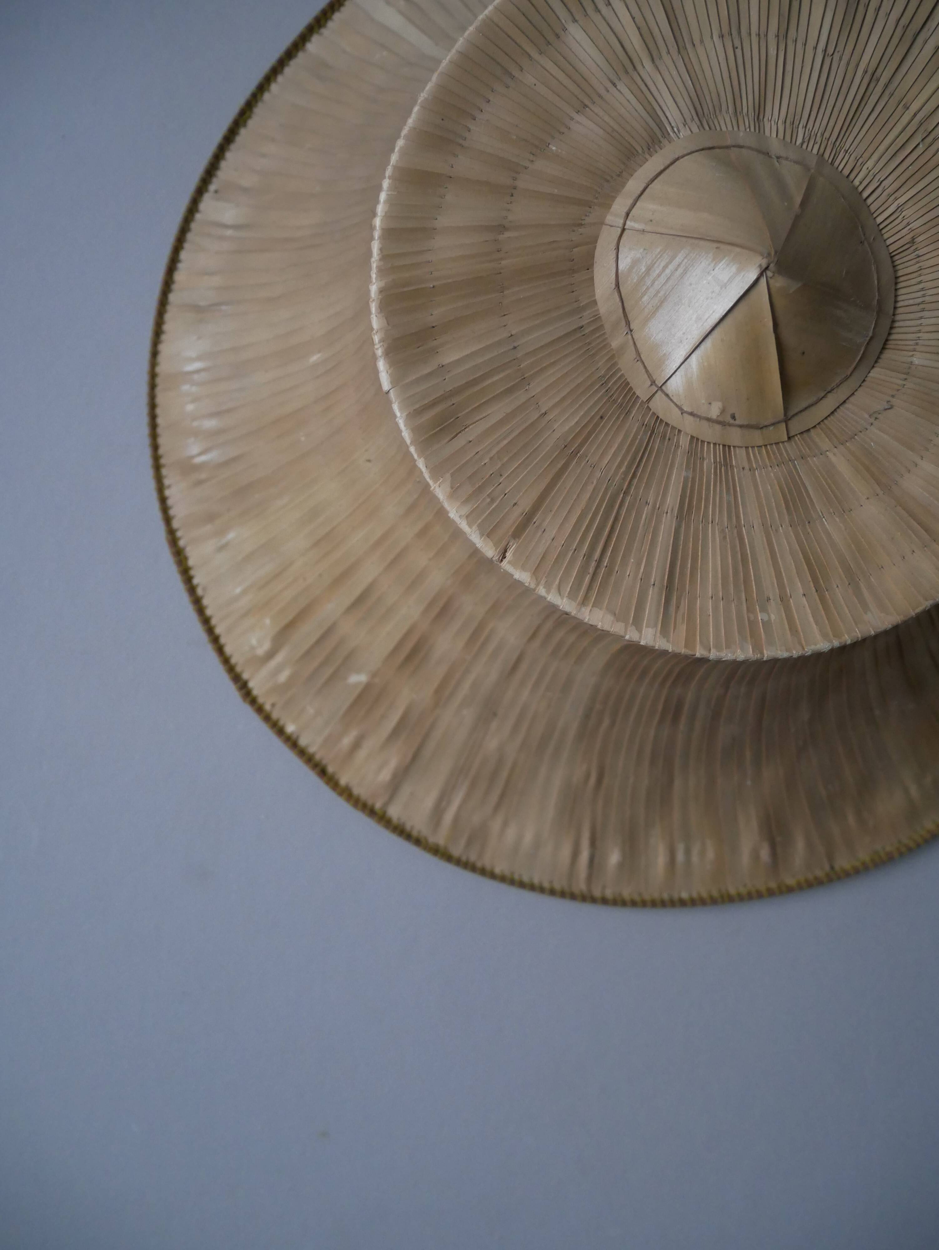 Traditional Thai hat decorative object handcrafted Asian crafts