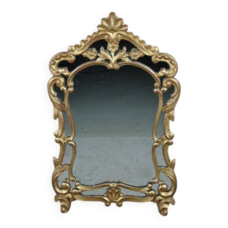 Mirror with Parcloses in Gilded Wood, Louis XV style, Napoleonic III period – Mili