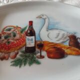 Duck-shaped foie gras dish, Sologne porcelain