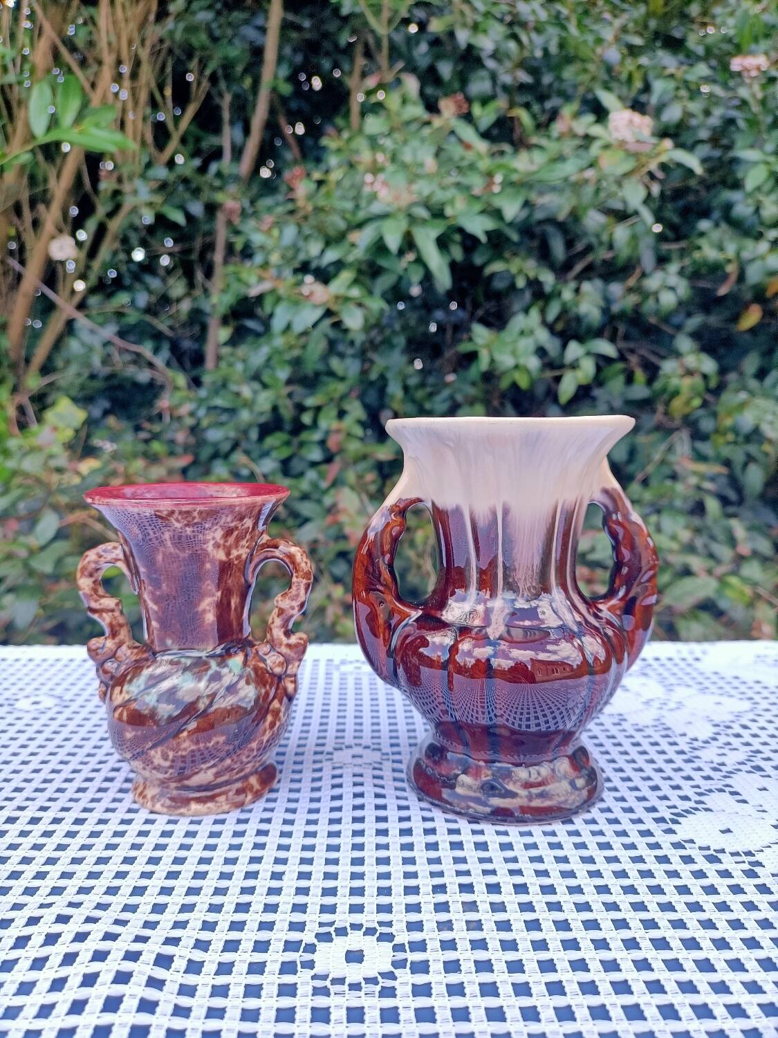 Pots céramiques rétro