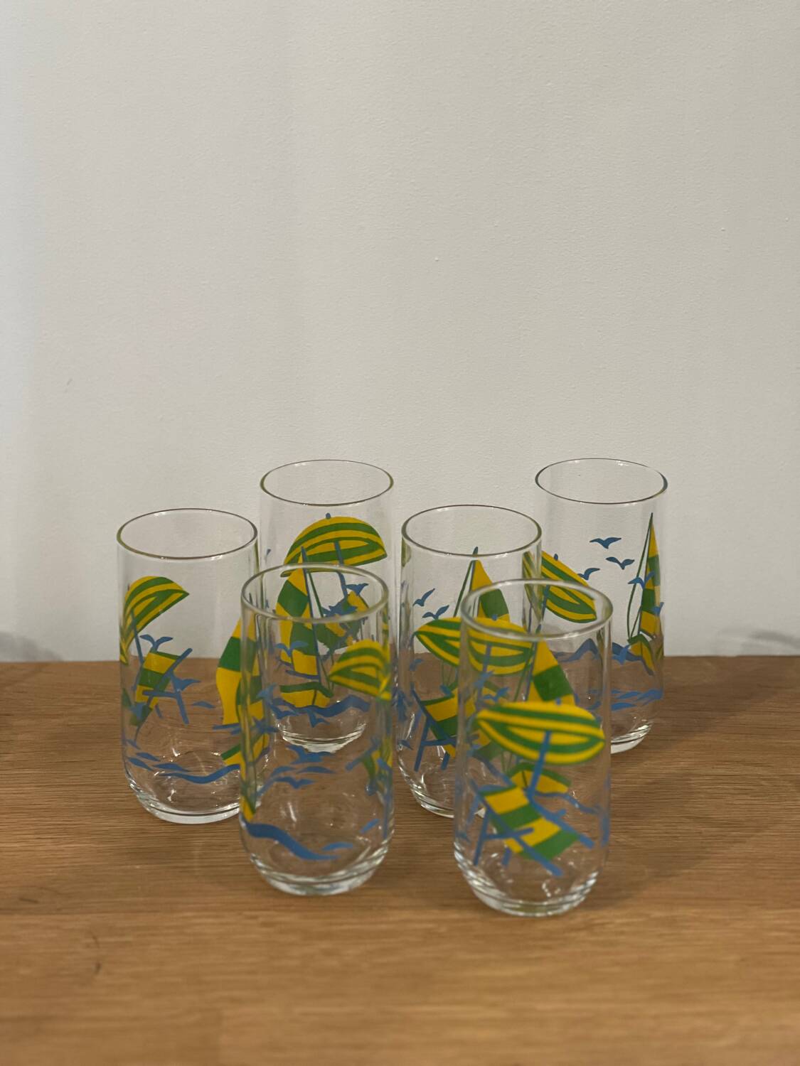6 verres à orangeade