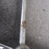 Coatrack chromed metal parrot