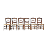 Set of 6 antique chairs
