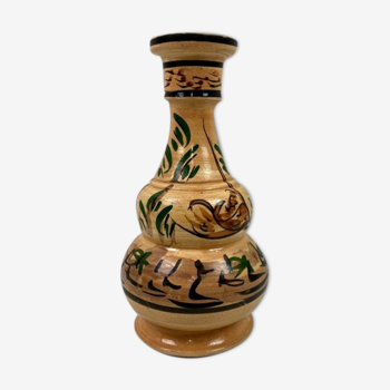 Vase terre cuite style oriental 27cm