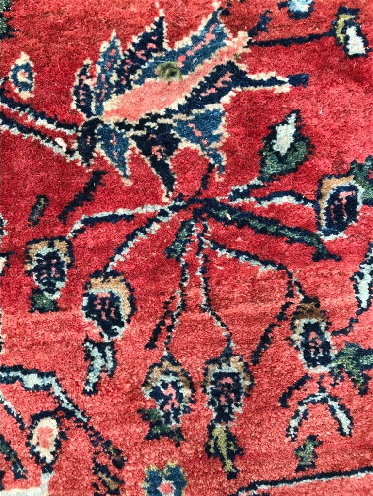 Old Persian Bidjar rug hand made wool 183 X 268 cm