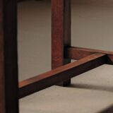 Solid oak farmhouse table, France, around 1950.