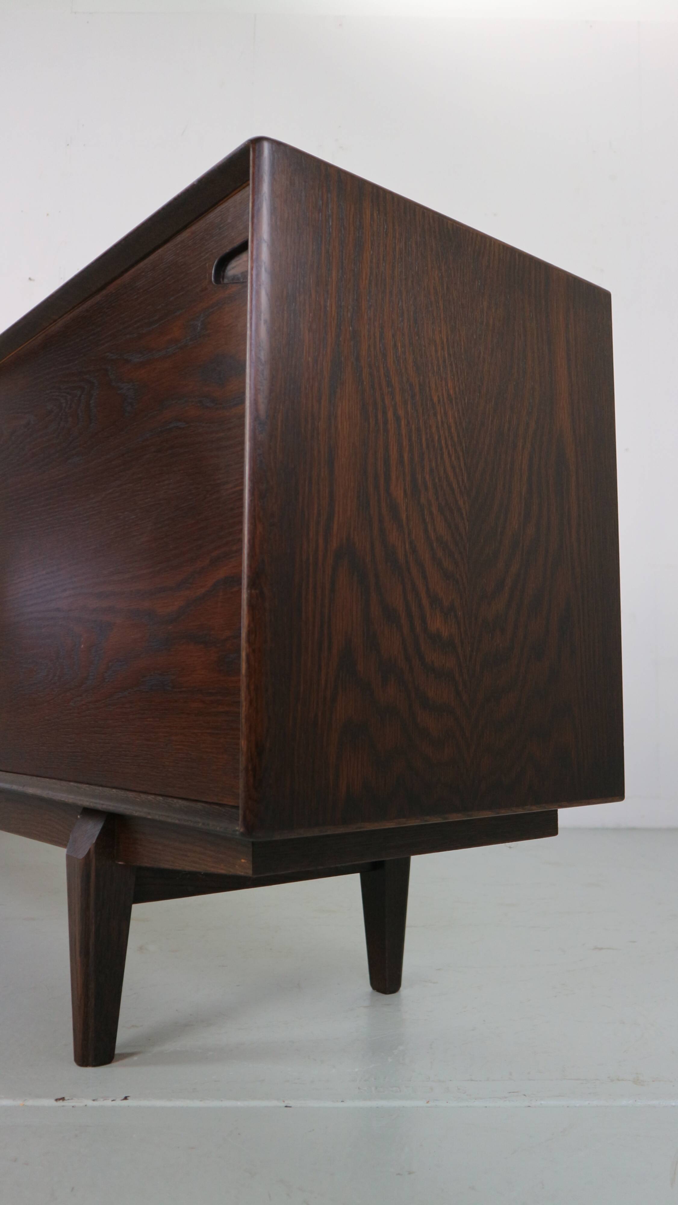 Skovby Møbelfabrik Darkened Oak Sideboard "Model 65", 1960 Denmark