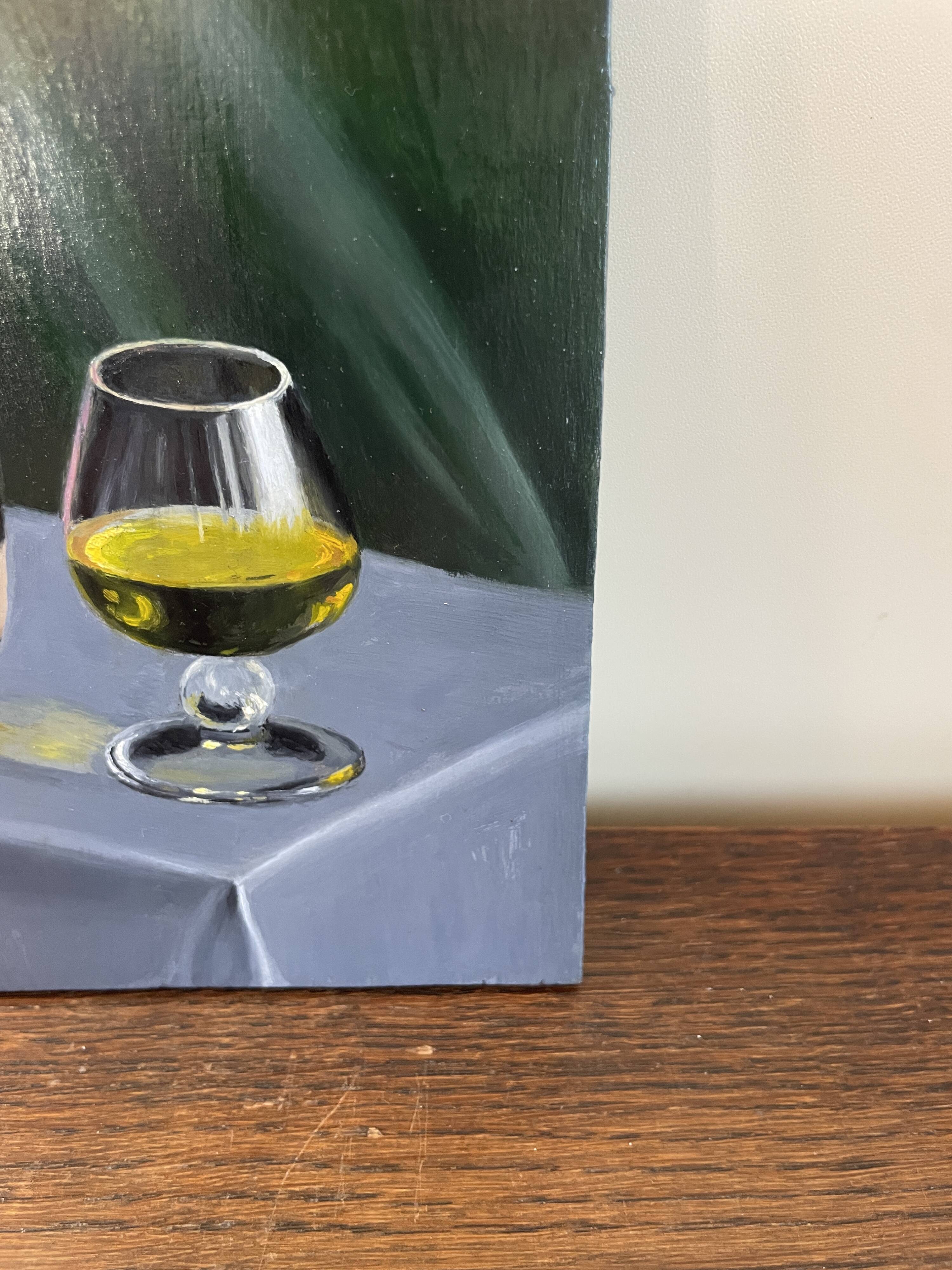 Old oil painting on panel jb maurice vecker 1896-1998 still life