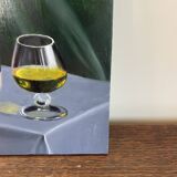 Old oil painting on panel jb maurice vecker 1896-1998 still life