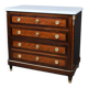 Rosewood and rosewood marquetry commode, Louis XVI style – late 19th century