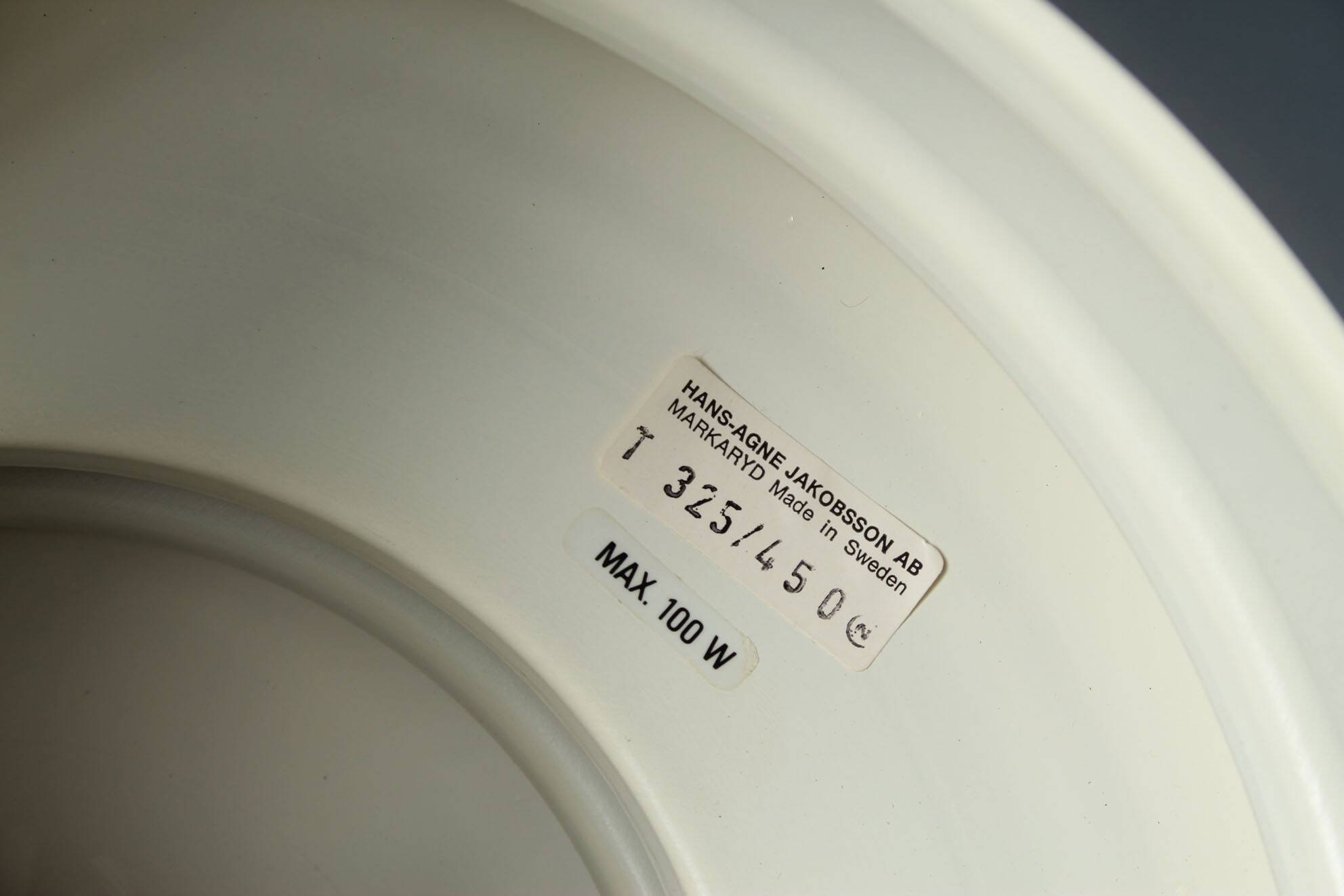 1960s ceiling lamp Hans-Agne Jakobsson in Gold