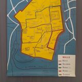 Poster map of the city of Jerusalem 1967