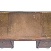 Bureau de campagne en acajou par N. Norton LTD Angleterre