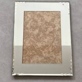 Beveled mirror photo frame 18 x 24cm 1940s