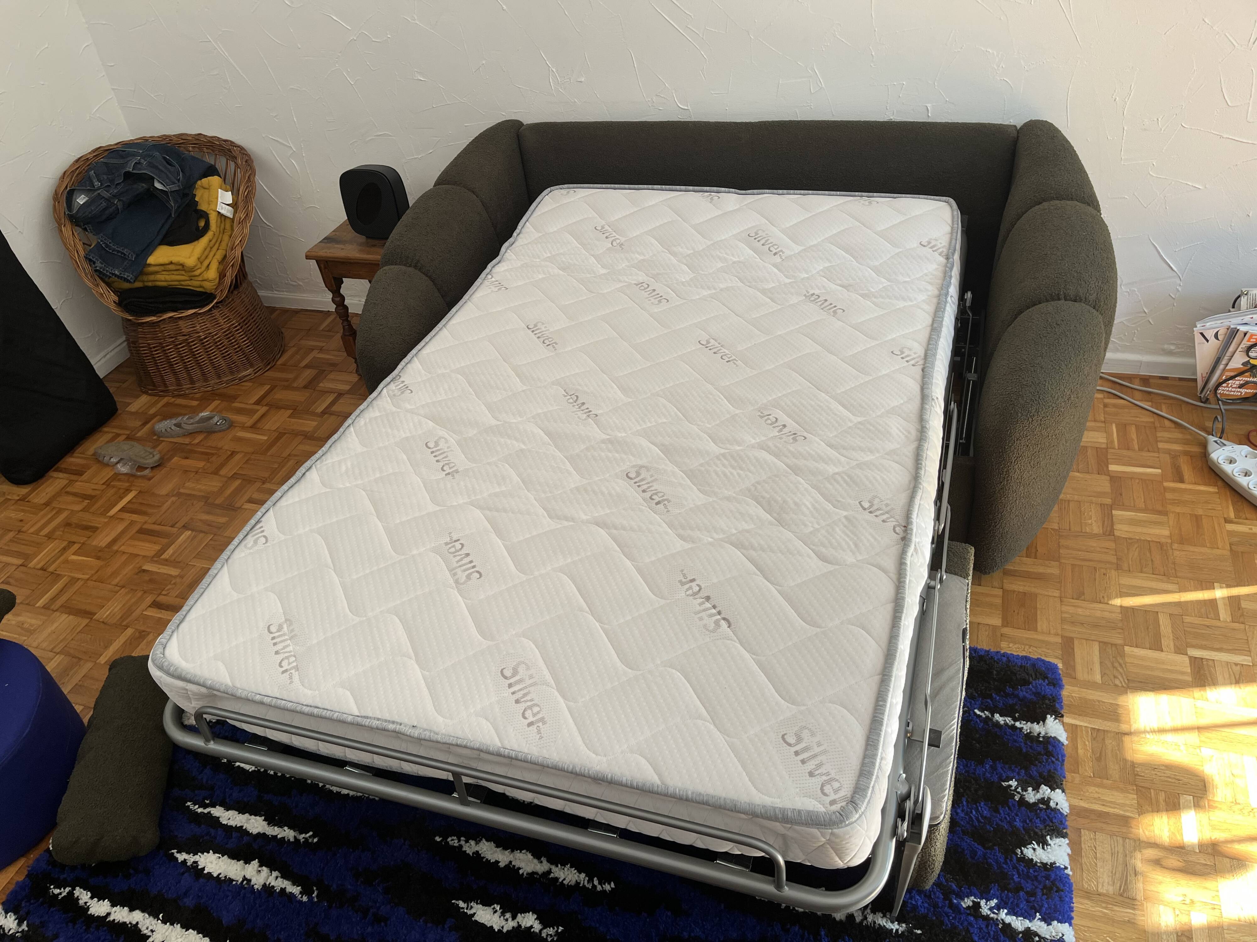 Kaki convertible teddy sofa furniture from France