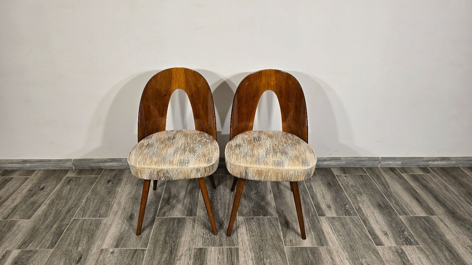 Pair of Dining Chairs by Antonin Suman, 1960s