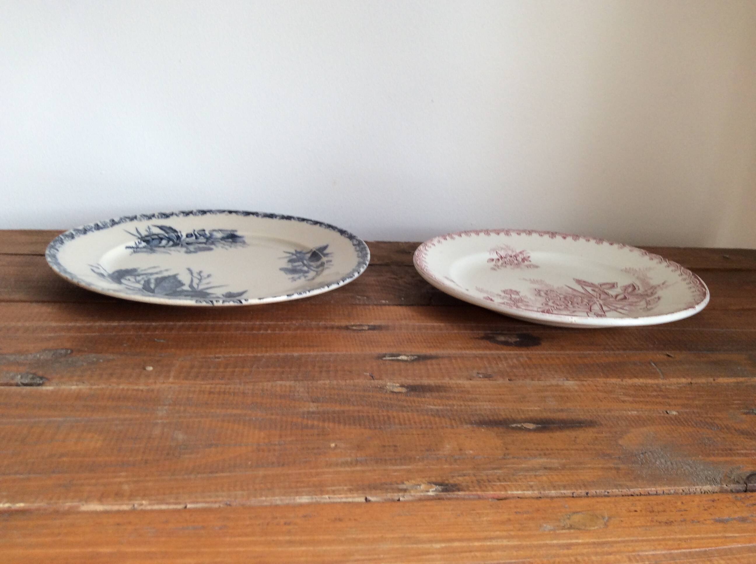 Terre de Fer dessert plates