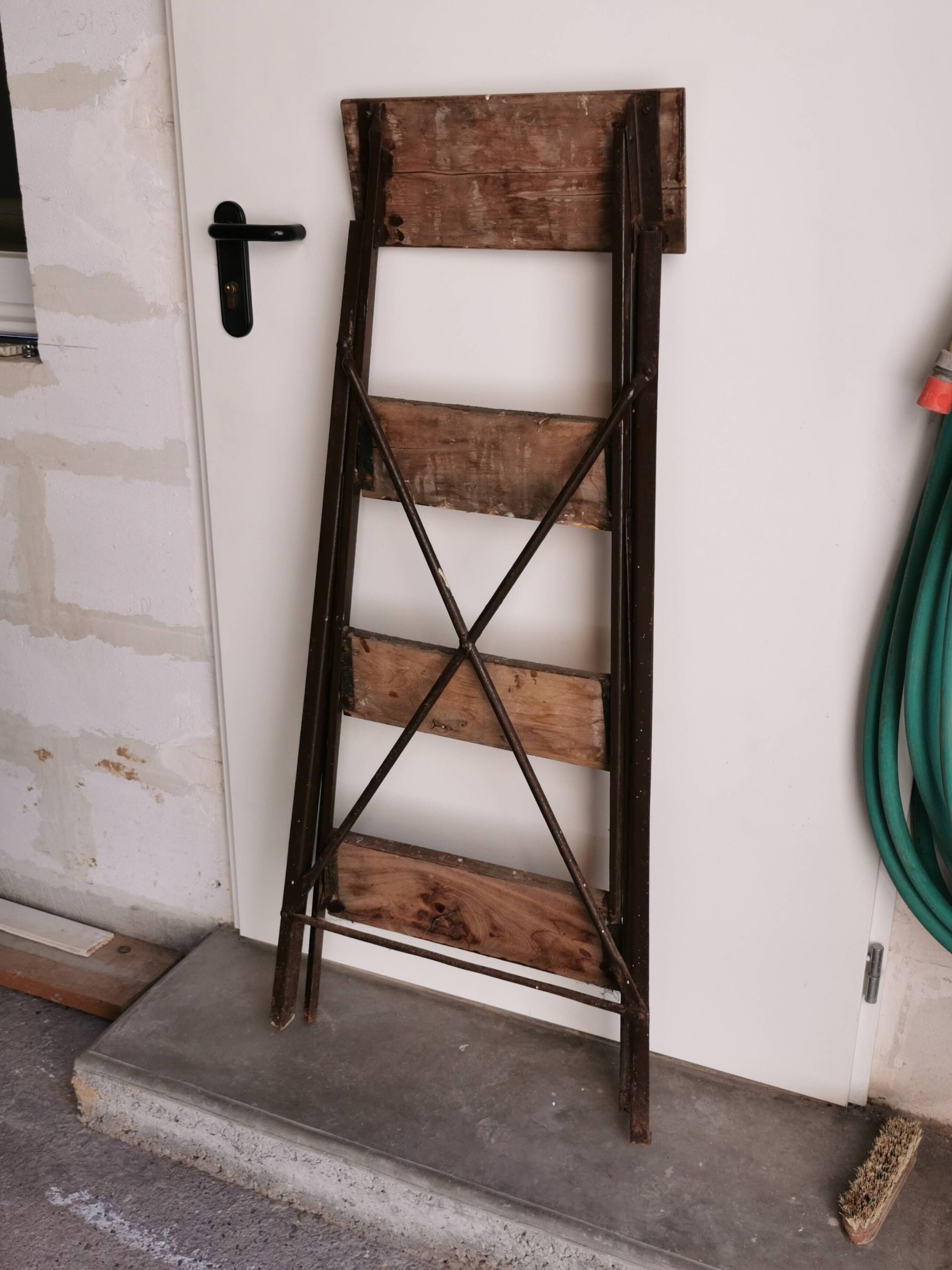 Vintage workshop stepladder