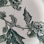 4 assiettes terre de fer A. Lebacqz & M. Bouchart modèle Richelieu