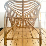 Rattan armchair