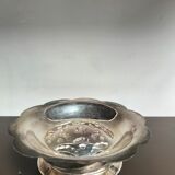 Silver-plated butter dish