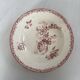 Assiette creuse terre de fer décor floral modèle Fontanges de Sarregue