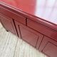 Red lacquered enfilade 1970 160cm